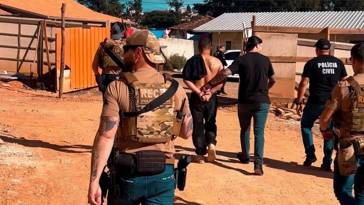 Caçada termina com prisões de alvos com histórico de violência e tráfico em SC