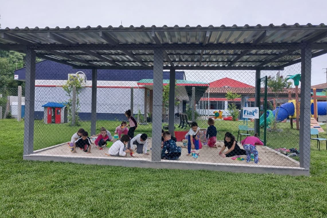Projeto “Encantos na Areia” transforma rotina de crianças em São Bento do Sul - primeira página sc