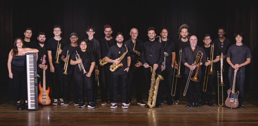 São Bento do Sul recebe show gratuito da Experimental Big Band com jovens talentos do jazz catarinense