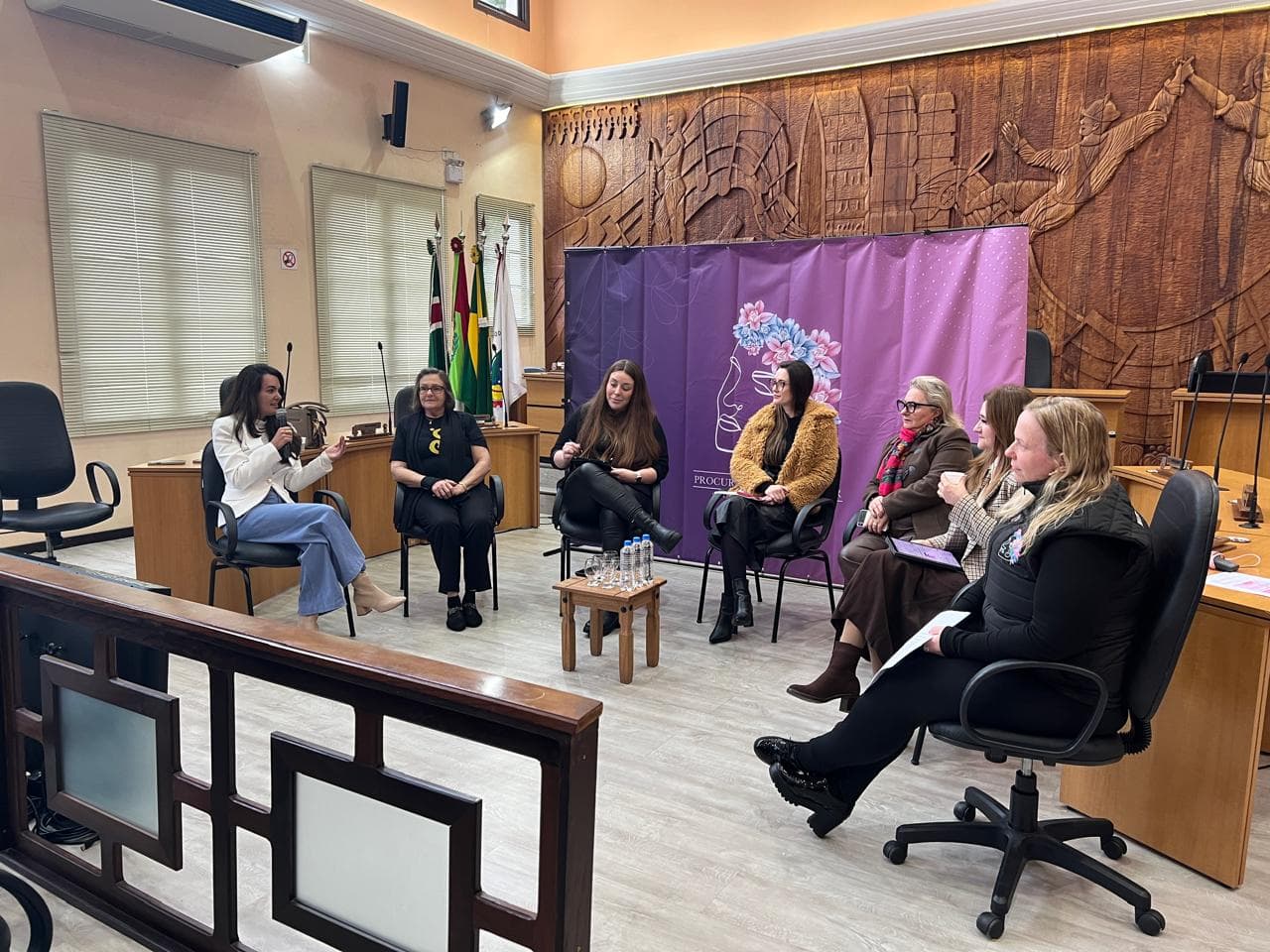 Conferência de Mulheres marca Agosto Lilás em São Bento do Sul - primeira página sc